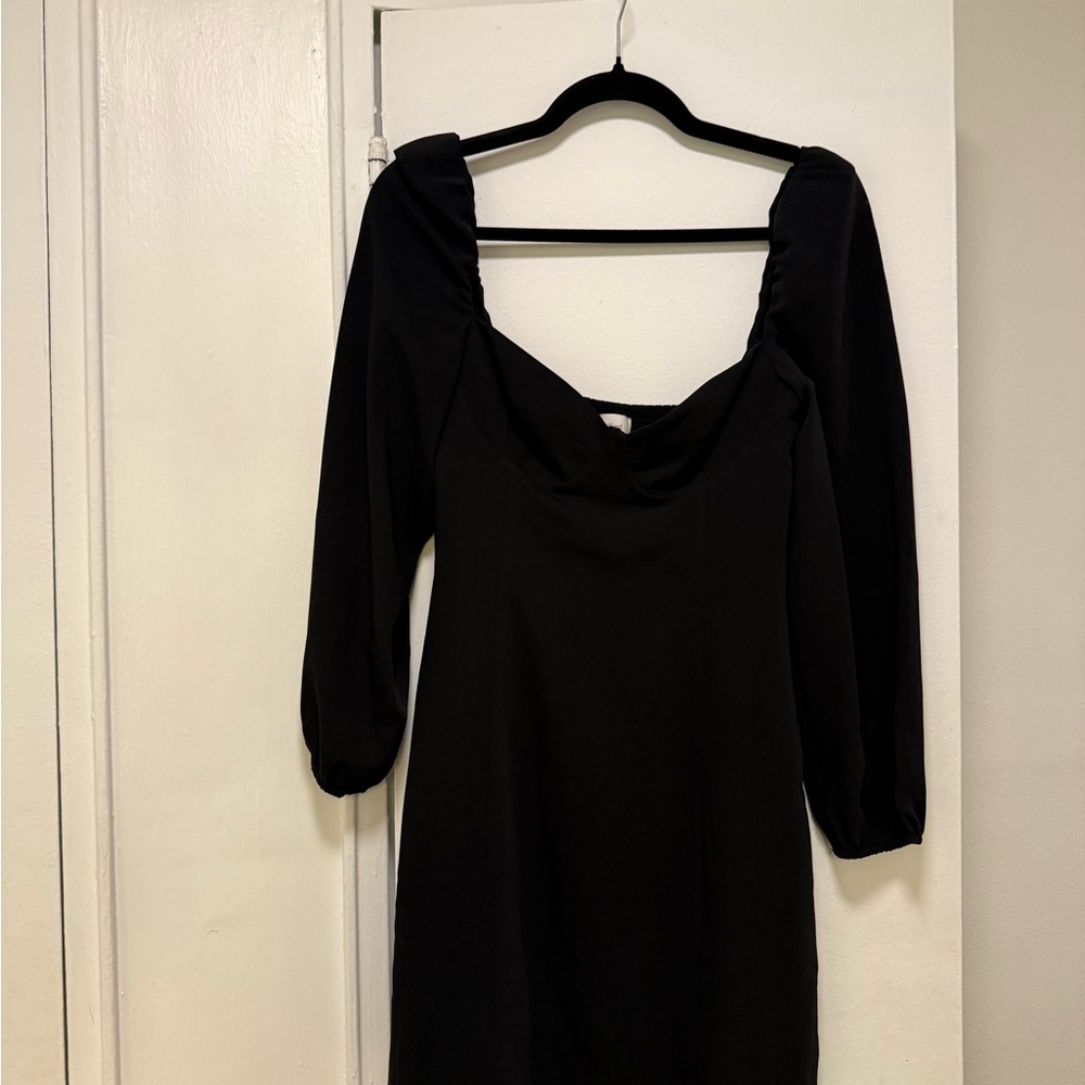Wilfred Classic Black Long Sleeve Dress